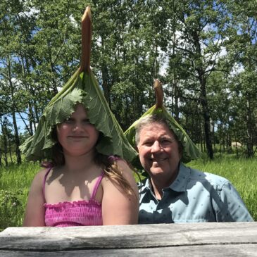 A Rhubarb Hat